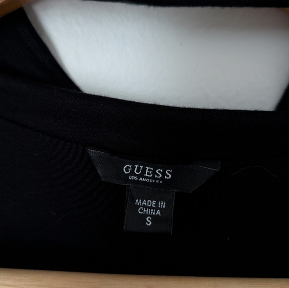 NWT Guess Black Cut Out Scarf Rosalina Sheer Pleated Sleeveless Maxi Dress - Picture 3 of 6